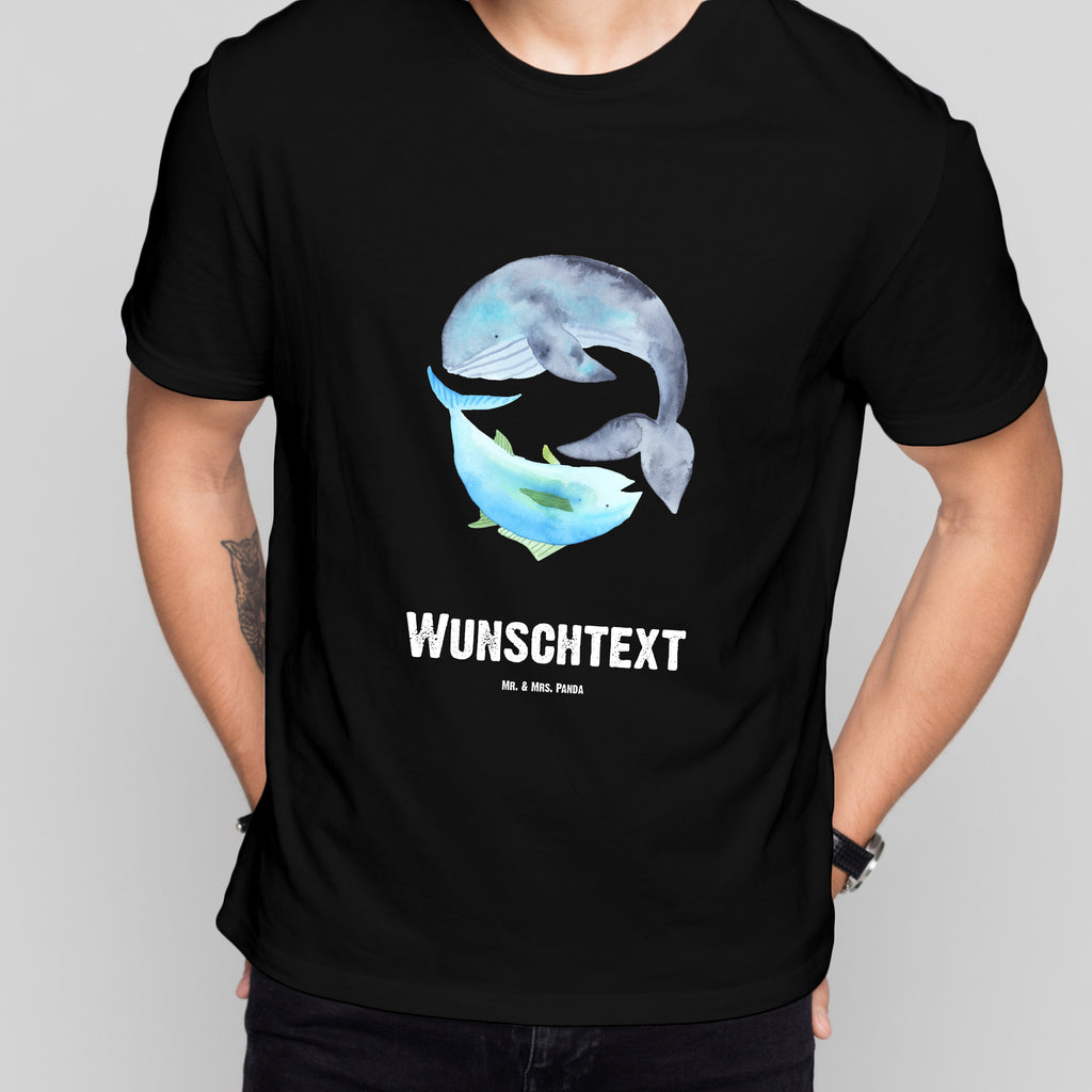 Personalisiertes T-Shirt Walfisch & Thunfisch T-Shirt Personalisiert, T-Shirt mit Namen, T-Shirt mit Aufruck, Männer, Frauen, Wunschtext, Bedrucken, Tiermotive, Gute Laune, lustige Sprüche, Tiere, Wal, Wahl, Tunfisch, Wortwitz lustig, Spruch lustig, Flachwitz, Witz, Spruch des Tages, Flachwitz Geschenk