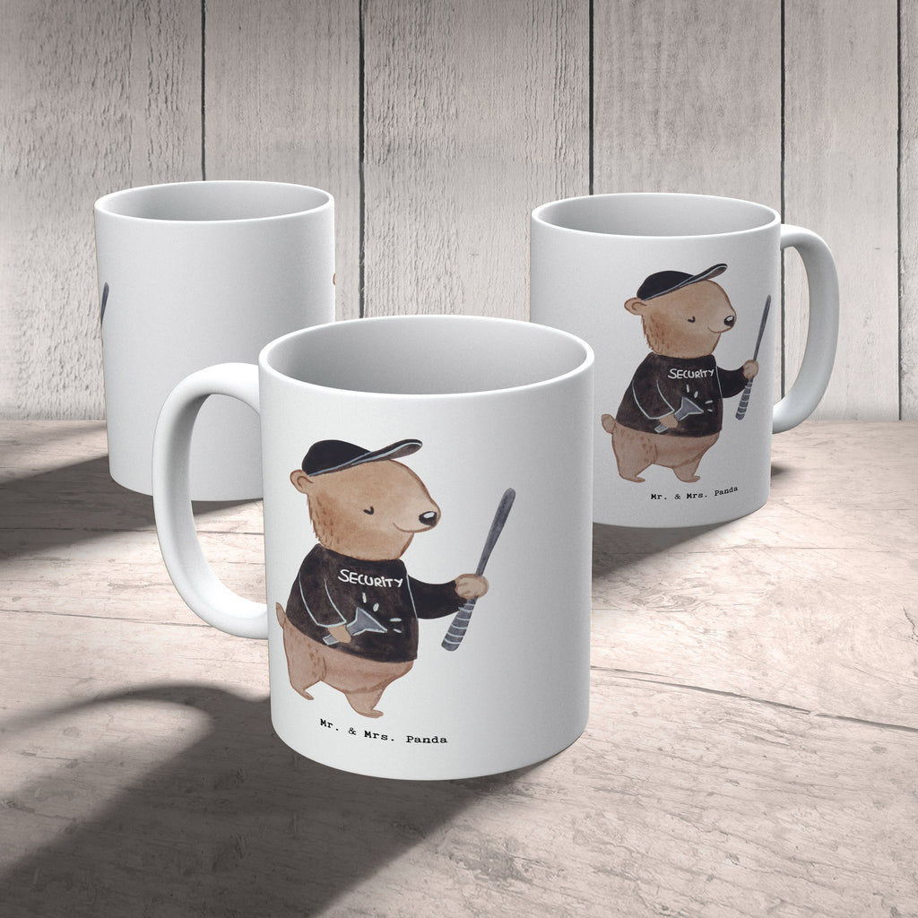 Tasse Security Mitarbeiter mit Herz Tasse, Kaffeetasse, Teetasse, Becher, Kaffeebecher, Teebecher, Keramiktasse, Porzellantasse, Büro Tasse, Geschenk Tasse, Tasse Sprüche, Tasse Motive, Kaffeetassen, Tasse bedrucken, Designer Tasse, Cappuccino Tassen, Schöne Teetassen, Beruf, Ausbildung, Jubiläum, Abschied, Rente, Kollege, Kollegin, Geschenk, Schenken, Arbeitskollege, Mitarbeiter, Firma, Danke, Dankeschön