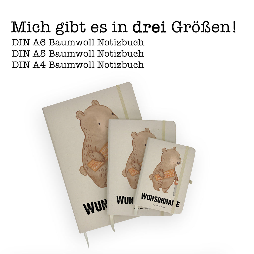 DIN A4 Personalisiertes Notizbuch Schreiner mit Herz Personalisiertes Notizbuch, Notizbuch mit Namen, Notizbuch bedrucken, Personalisierung, Namensbuch, Namen, Beruf, Ausbildung, Jubiläum, Abschied, Rente, Kollege, Kollegin, Geschenk, Schenken, Arbeitskollege, Mitarbeiter, Firma, Danke, Dankeschön