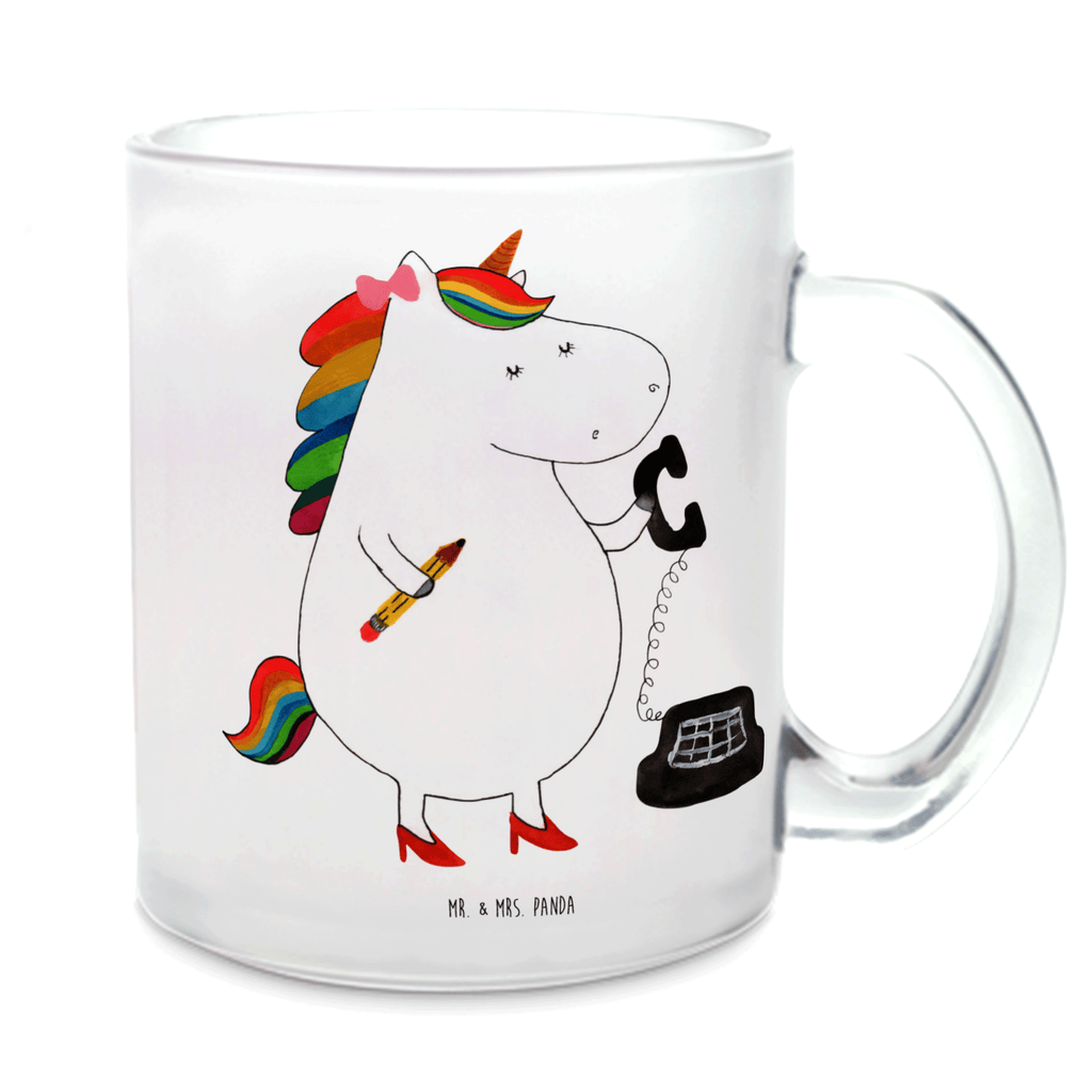 Teetasse Einhorn Sekretärin Teetasse, Teeglas, Teebecher, Tasse mit Henkel, Tasse, Glas Teetasse, Teetasse aus Glas, Einhorn, Einhörner, Einhorn Deko, Pegasus, Unicorn, Sekretärin, Büro, Rechtsanwältin, Rechtsanwaltsgehilfin, Steuerbüro, Steuerkanzlei, Bürokraft, Bürohilfe