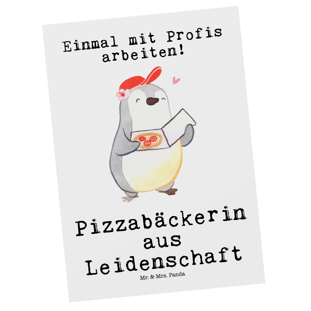 Postkarte Pizzabäckerin aus Leidenschaft Postkarte, Karte, Geschenkkarte, Grußkarte, Einladung, Ansichtskarte, Geburtstagskarte, Einladungskarte, Dankeskarte, Ansichtskarten, Einladung Geburtstag, Einladungskarten Geburtstag, Beruf, Ausbildung, Jubiläum, Abschied, Rente, Kollege, Kollegin, Geschenk, Schenken, Arbeitskollege, Mitarbeiter, Firma, Danke, Dankeschön, Lieferdienstmitarbeiterin, Pizzabäckerin, Pizzabotin, Pizzabringdienst, Lieferbringdienst