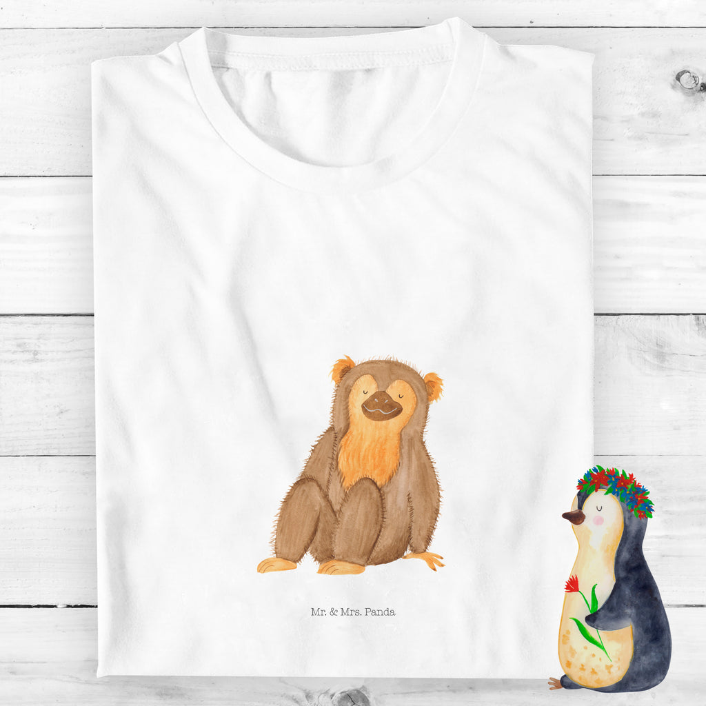 Organic Kinder T-Shirt Affe Kinder T-Shirt, Kinder T-Shirt Mädchen, Kinder T-Shirt Jungen, Afrika, Wildtiere, Affe, Äffchen, Affen, Selbstliebe, Respekt, Motivation, Selbstachtung, Liebe, Selbstbewusstsein, Selfcare