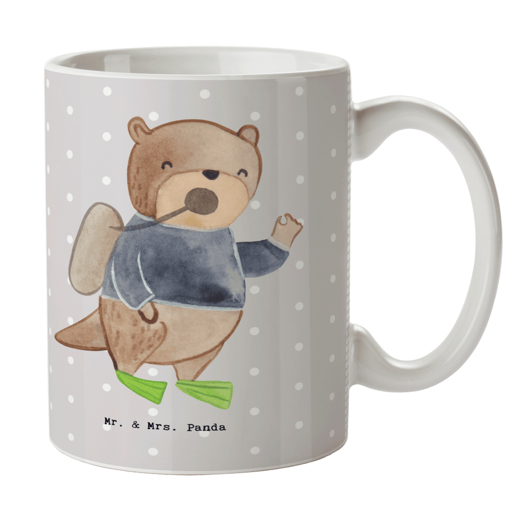 Tasse Tauchlehrer mit Herz Tasse, Kaffeetasse, Teetasse, Becher, Kaffeebecher, Teebecher, Keramiktasse, Porzellantasse, Büro Tasse, Geschenk Tasse, Tasse Sprüche, Tasse Motive, Kaffeetassen, Tasse bedrucken, Designer Tasse, Cappuccino Tassen, Schöne Teetassen, Beruf, Ausbildung, Jubiläum, Abschied, Rente, Kollege, Kollegin, Geschenk, Schenken, Arbeitskollege, Mitarbeiter, Firma, Danke, Dankeschön