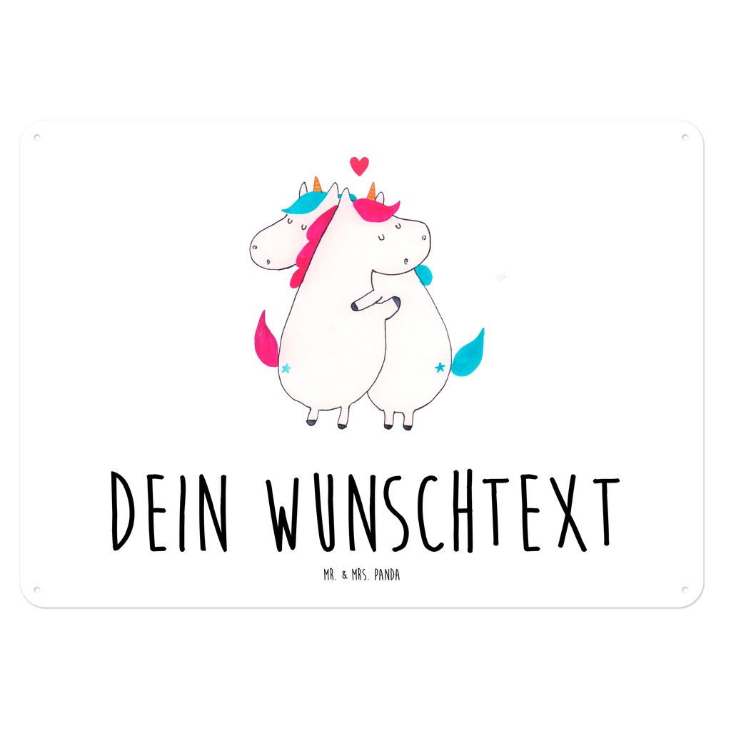 Personalisiertes Blechschild Einhorn Mitteilung Blechschild, Metallschild, Geschenk Schild, Schild, Magnet-Metall-Schild, Deko Schild, Wandschild, Wand-Dekoration, Türschild, Einhorn, Einhörner, Einhorn Deko, Pegasus, Unicorn, Valentinstag, Valentine, Liebe, Geschenk, Partner, Ehe, lustig, witzig, Spruch