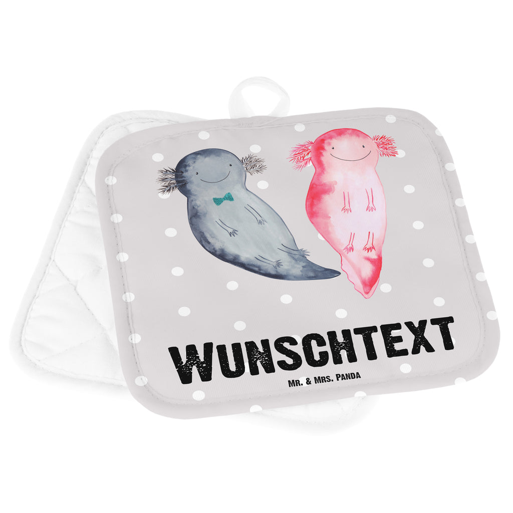 Personalisierte Topflappen Axolotl Axel+Lotte Topflappen personalisiert, Personalisierte Topfuntersetzer, Personalisierter Ofenhandschuh, Topflappen Set personalisiert, Topflappen mit Namen, Namensaufdruck, Axolotl, Molch, Axolot, Schwanzlurch, Lurch, Lurche, Liebe, große Liebe, Liebesbeweis, Freund, Verlobter, Ehemann, Jahrestag, Valentinstag