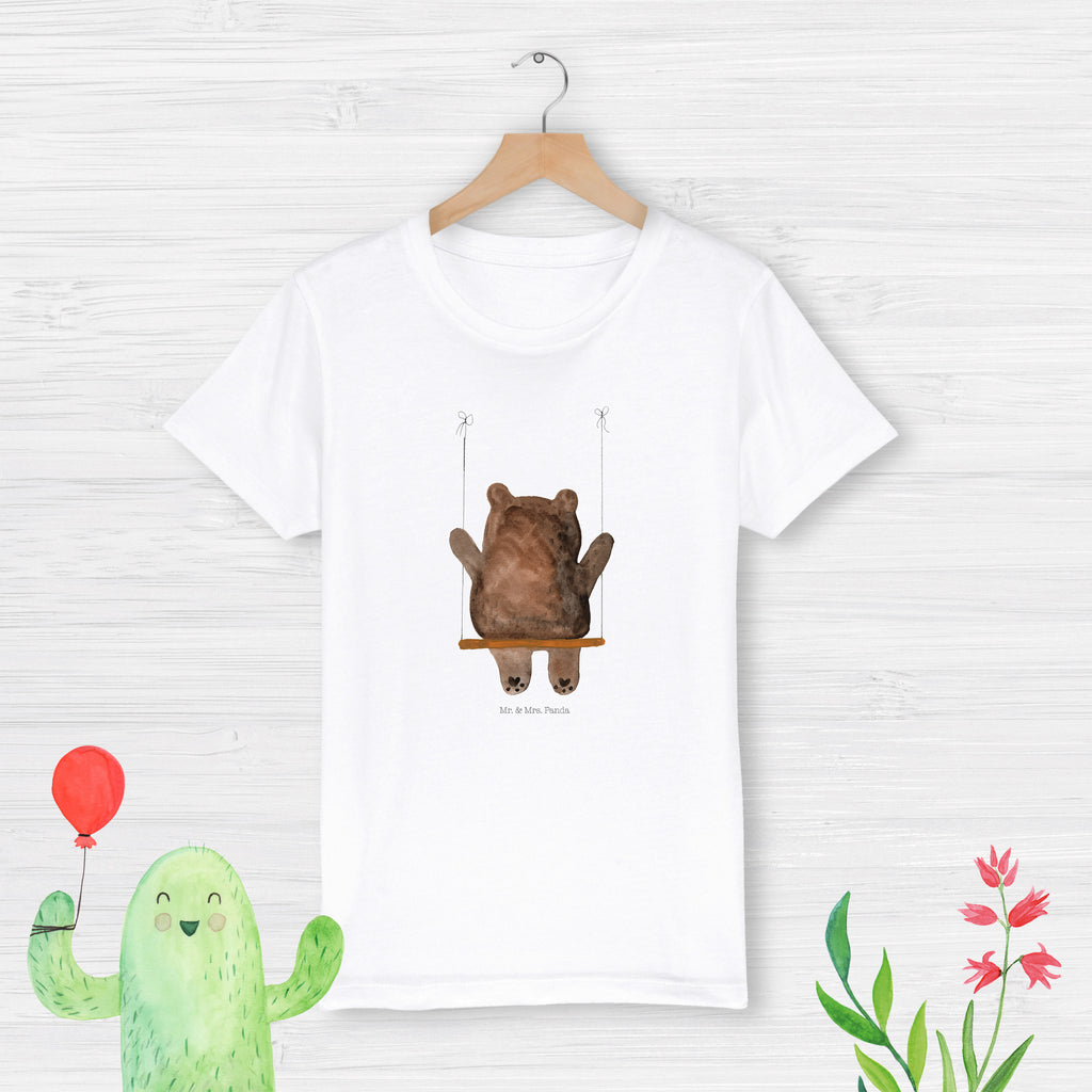 Organic Kinder T-Shirt Bär und Hase Umarmen Kinder T-Shirt, Kinder T-Shirt Mädchen, Kinder T-Shirt Jungen, Liebe, Partner, Freund, Freundin, Ehemann, Ehefrau, Heiraten, Verlobung, Heiratsantrag, Liebesgeschenk, Jahrestag, Hocheitstag, Freunde, bester Freund, Hase, Bär, Bärchen, best friends