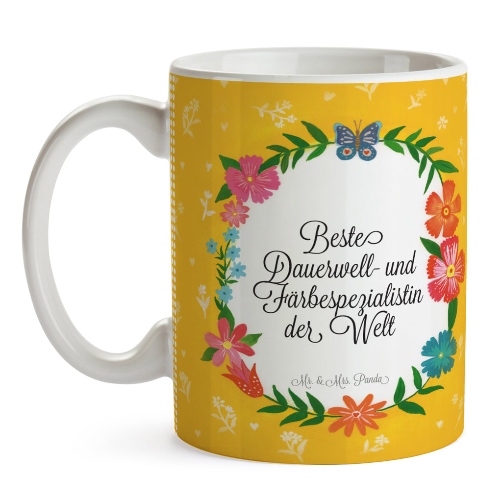 Tasse Design Frame Happy Girls Dauerwell- und Färbespezialistin Tasse, Kaffeetasse, Teetasse, Becher, Kaffeebecher, Teebecher, Keramiktasse, Porzellantasse, Büro Tasse, Geschenk Tasse, Tasse Sprüche, Tasse Motive, Kaffeetassen, Tasse bedrucken, Designer Tasse, Cappuccino Tassen, Schöne Teetassen, Geschenk