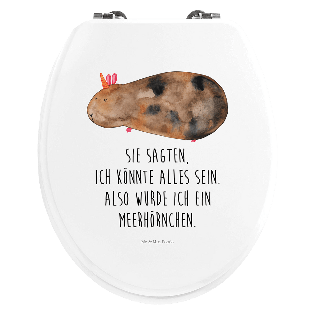 Motiv WC Sitz Einhorn Meerschweinchen Klobrille, Klodeckel, Toilettendeckel, WC-Sitz, Toilette, Einhorn, Einhörner, Einhorn Deko, Pegasus, Unicorn, Meerhörnchen, Meericorn, Meerschwein, Meerschweinchen