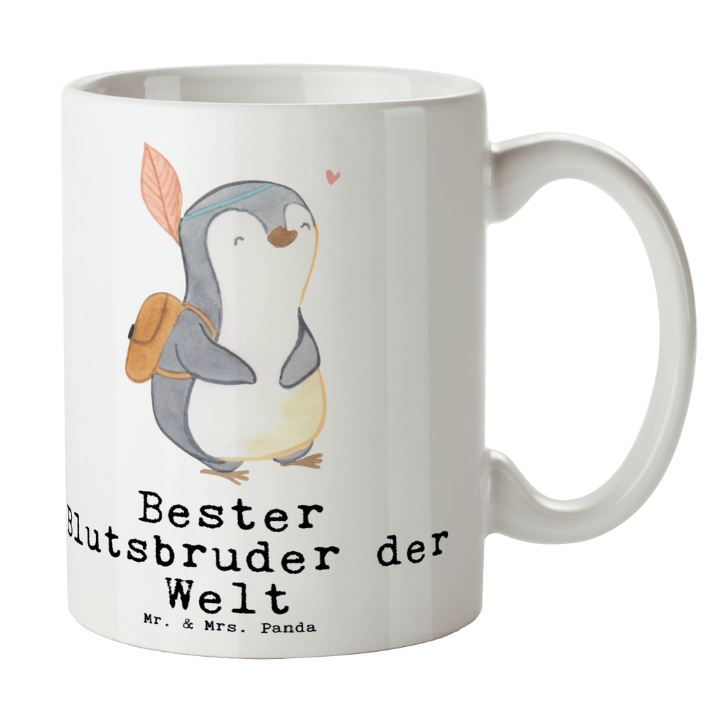 Tasse Pinguin Bester Blutsbruder der Welt Tasse, Kaffeetasse, Teetasse, Becher, Kaffeebecher, Teebecher, Keramiktasse, Porzellantasse, Büro Tasse, Geschenk Tasse, Tasse Sprüche, Tasse Motive, Kaffeetassen, Tasse bedrucken, Designer Tasse, Cappuccino Tassen, Schöne Teetassen, für, Dankeschön, Geschenk, Schenken, Geburtstag, Geburtstagsgeschenk, Geschenkidee, Danke, Bedanken, Mitbringsel, Freude machen, Geschenktipp, Blutsbruder, Blutsgeschwister, Freund, Brüder, Geschwister, Bruderherz, Brother, Familie, Kleinigkeit, Bester, Sido