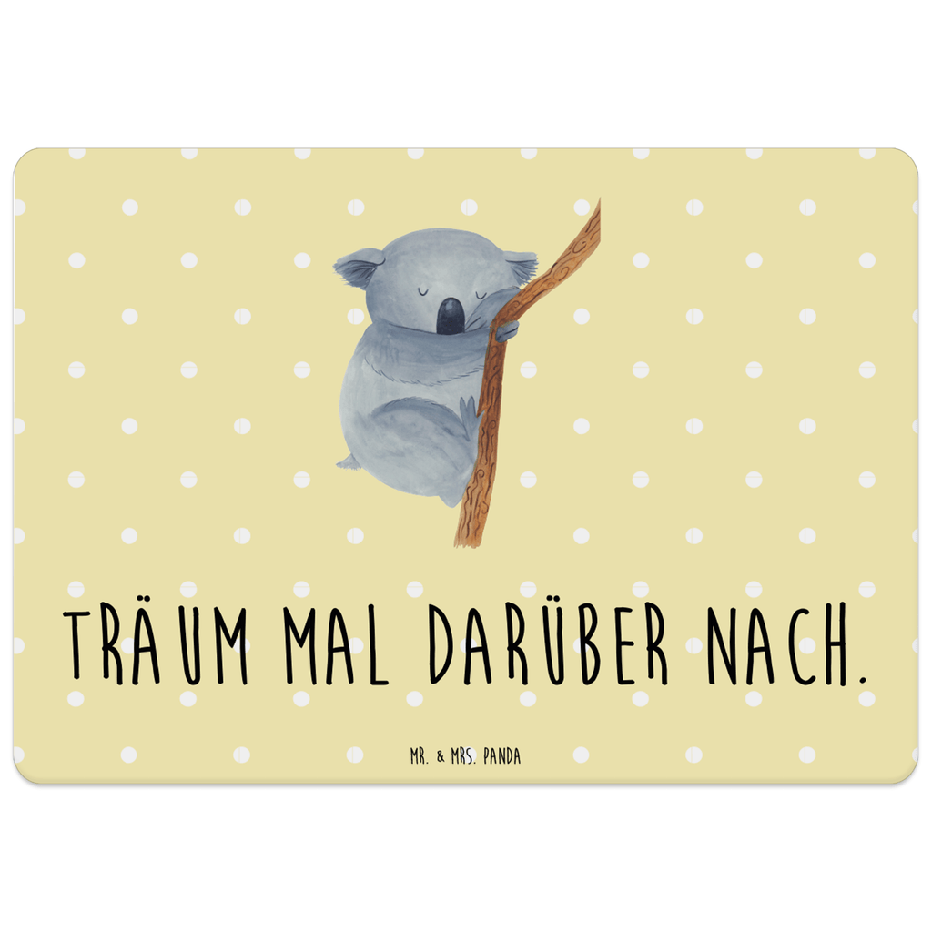 Tischset Koalabär Tischset, Tischuntersetzer, Platzset, Tiermotive, Gute Laune, lustige Sprüche, Tiere, Koala, träumen, Traum, schlafen, Schlafzimmer, Traumland, Bär, Koalabär