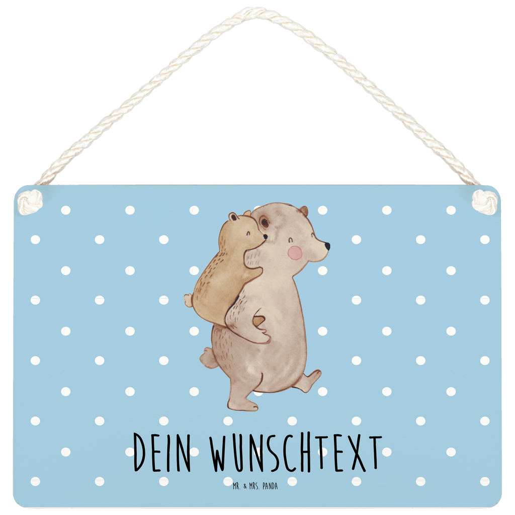 Personalisiertes Deko Schild Papa Bär Dekoschild, Deko Schild, Schild, Tür Schild, Türschild, Holzschild, Wandschild, Wanddeko, Familie, Vatertag, Muttertag, Bruder, Schwester, Mama, Papa, Oma, Opa, Geschenk, Vater, Papi, Vati, Onkel, Geburtstag