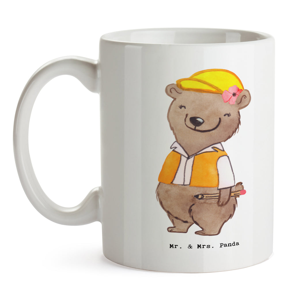 Tasse Bauingenieurin mit Herz Tasse, Kaffeetasse, Teetasse, Becher, Kaffeebecher, Teebecher, Keramiktasse, Porzellantasse, Büro Tasse, Geschenk Tasse, Tasse Sprüche, Tasse Motive, Kaffeetassen, Tasse bedrucken, Designer Tasse, Cappuccino Tassen, Schöne Teetassen, Beruf, Ausbildung, Jubiläum, Abschied, Rente, Kollege, Kollegin, Geschenk, Schenken, Arbeitskollege, Mitarbeiter, Firma, Danke, Dankeschön, Bauingenieurin, Statikerin, Ingeniuerin, Baustelle, Studium