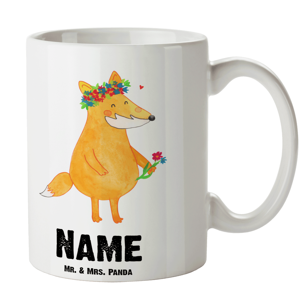 Personalisierte Tasse Fuchs Blumenliebe Personalisierte Tasse, Namenstasse, Wunschname, Personalisiert, Tasse, Namen, Drucken, Tasse mit Namen, Fuchs, Füchse, Fox, Liebe, Freundin, Fuchsmädchen, Blumenmädchen, Freundinnen, Liebesbeweis, Blume, Blumen, Motivation, Freude, ich, mich, Selbstliebe