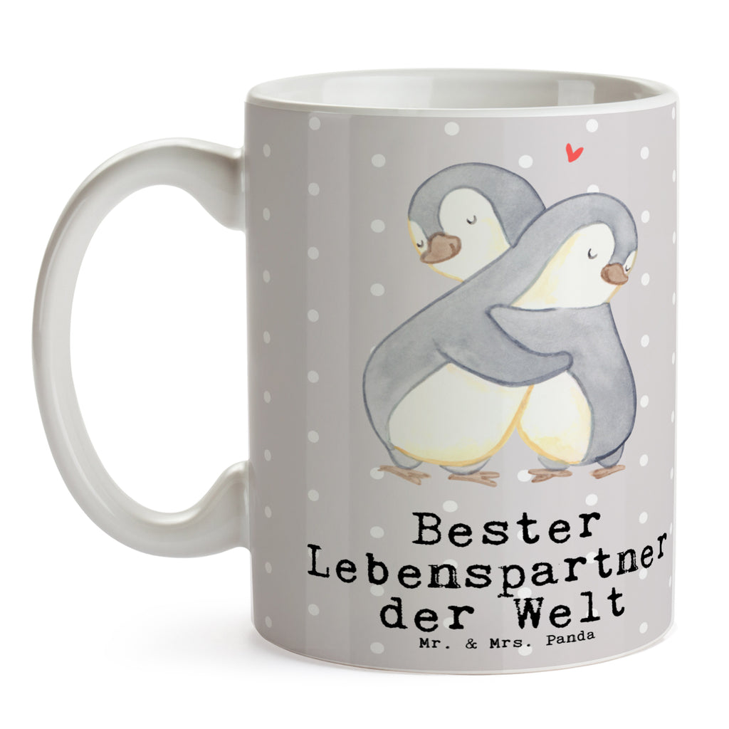 Tasse Pinguin Bester Lebenspartner der Welt Tasse, Kaffeetasse, Teetasse, Becher, Kaffeebecher, Teebecher, Keramiktasse, Porzellantasse, Büro Tasse, Geschenk Tasse, Tasse Sprüche, Tasse Motive, Kaffeetassen, Tasse bedrucken, Designer Tasse, Cappuccino Tassen, Schöne Teetassen, für, Dankeschön, Geschenk, Schenken, Geburtstag, Geburtstagsgeschenk, Geschenkidee, Danke, Bedanken, Mitbringsel, Freude machen, Geschenktipp, Lebenspartner, Ehepartner, Partner, Ehemann, Ehefrau, Liebe, Freund, Freundin, Hochzeitstag, verliebt