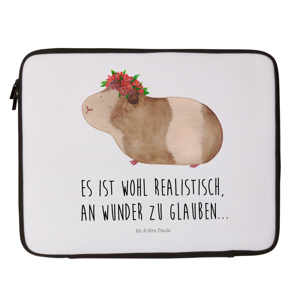 Notebook Tasche Meerschweinchen weise Notebook Tasche, Laptop, Computertasche, Tasche, Notebook-Tasche, Notebook-Reisehülle, Notebook Schutz, Tiermotive, Gute Laune, lustige Sprüche, Tiere, Meerschweinchen, Meerie, Meeries, Wunder, Blumenkind, Realität, Spruch, Weisheit, Motivation, Wunderland