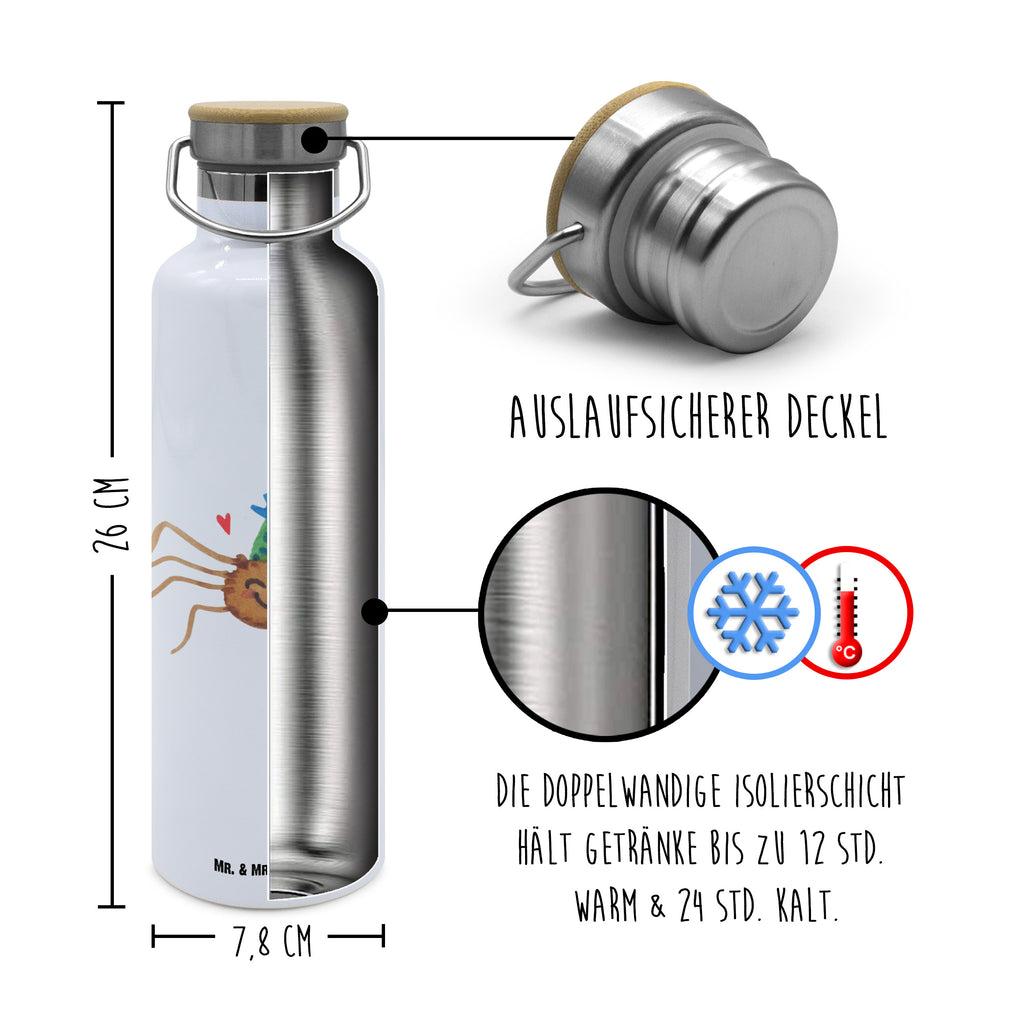 Trinkflasche Spinne Agathe Party Thermosflasche, Isolierflasche, Edelstahl, Trinkflasche, isoliert, Wamrhaltefunktion, Sportflasche, Flasche zum Sport, Sportlerflasche, Spinne Agathe, Spinne, Agathe, Videos, Merchandise, Selbstliebe, Wunder, Motivation, Glück