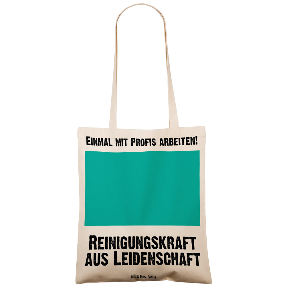 Tragetasche Reinigungskraft aus Leidenschaft Beuteltasche, Beutel, Einkaufstasche, Jutebeutel, Stoffbeutel, Tasche, Shopper, Umhängetasche, Strandtasche, Schultertasche, Stofftasche, Tragetasche, Badetasche, Jutetasche, Einkaufstüte, Laptoptasche, Beruf, Ausbildung, Jubiläum, Abschied, Rente, Kollege, Kollegin, Geschenk, Schenken, Arbeitskollege, Mitarbeiter, Firma, Danke, Dankeschön