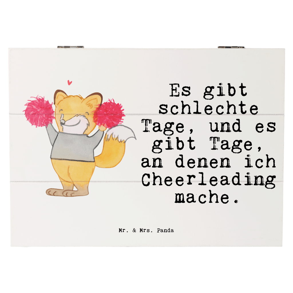 Holzkiste Fuchs Cheerleader Tage Holzkiste, Kiste, Schatzkiste, Truhe, Schatulle, XXL, Erinnerungsbox, Erinnerungskiste, Dekokiste, Aufbewahrungsbox, Geschenkbox, Geschenkdose, Geschenk, Sport, Sportart, Hobby, Schenken, Danke, Dankeschön, Auszeichnung, Gewinn, Sportler, Cheerleader, Cheerleading, Turnen, Turn Club, Turniere