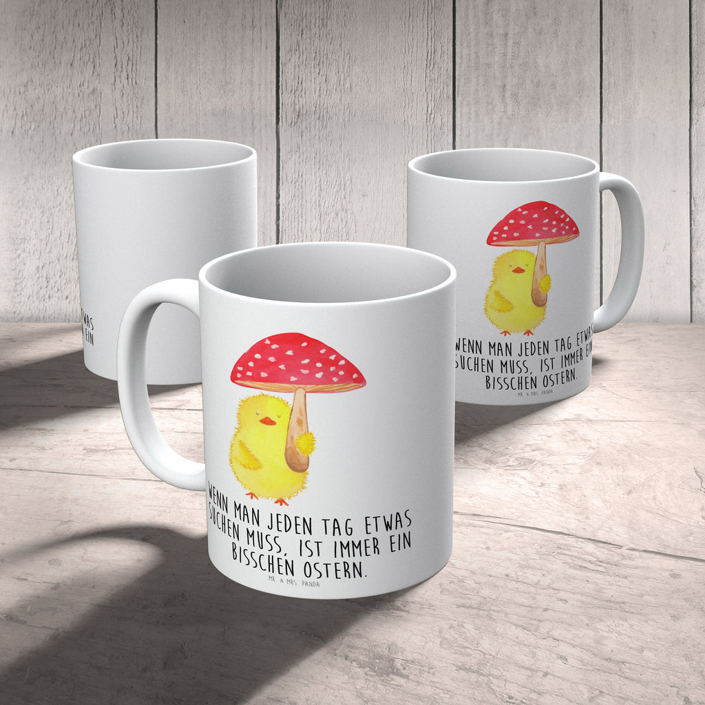 Tasse Küken Fliegenpilz Tasse, Kaffeetasse, Teetasse, Becher, Kaffeebecher, Teebecher, Keramiktasse, Porzellantasse, Büro Tasse, Geschenk Tasse, Tasse Sprüche, Tasse Motive, Kaffeetassen, Tasse bedrucken, Designer Tasse, Cappuccino Tassen, Schöne Teetassen, Ostern, Osterhase, Ostergeschenke, Osternest, Osterdeko, Geschenke zu Ostern, Ostern Geschenk, Ostergeschenke Kinder, Ostern Kinder, Küken, Fliegenpilz, Glückspilz, Frohe Ostern, Ostergrüße