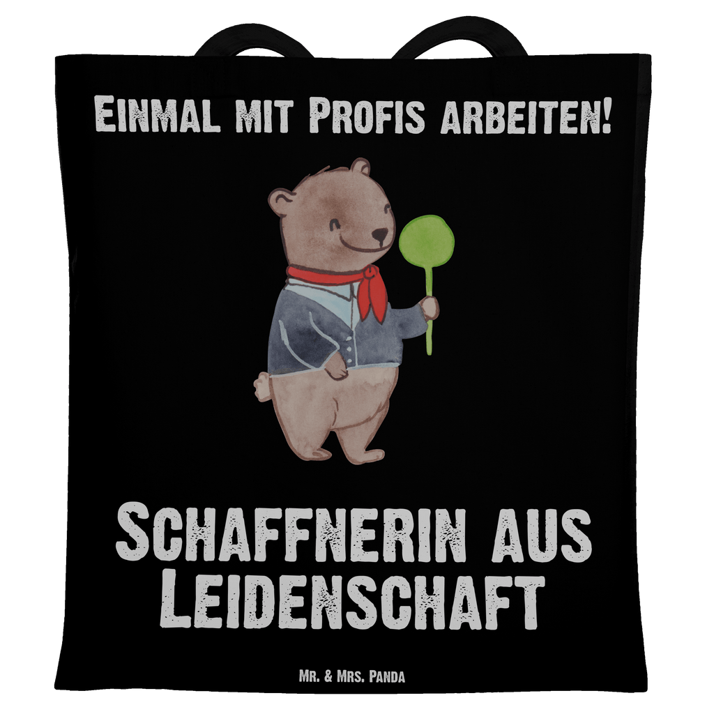 Tragetasche Schaffnerin aus Leidenschaft Beuteltasche, Beutel, Einkaufstasche, Jutebeutel, Stoffbeutel, Tasche, Shopper, Umhängetasche, Strandtasche, Schultertasche, Stofftasche, Tragetasche, Badetasche, Jutetasche, Einkaufstüte, Laptoptasche, Beruf, Ausbildung, Jubiläum, Abschied, Rente, Kollege, Kollegin, Geschenk, Schenken, Arbeitskollege, Mitarbeiter, Firma, Danke, Dankeschön