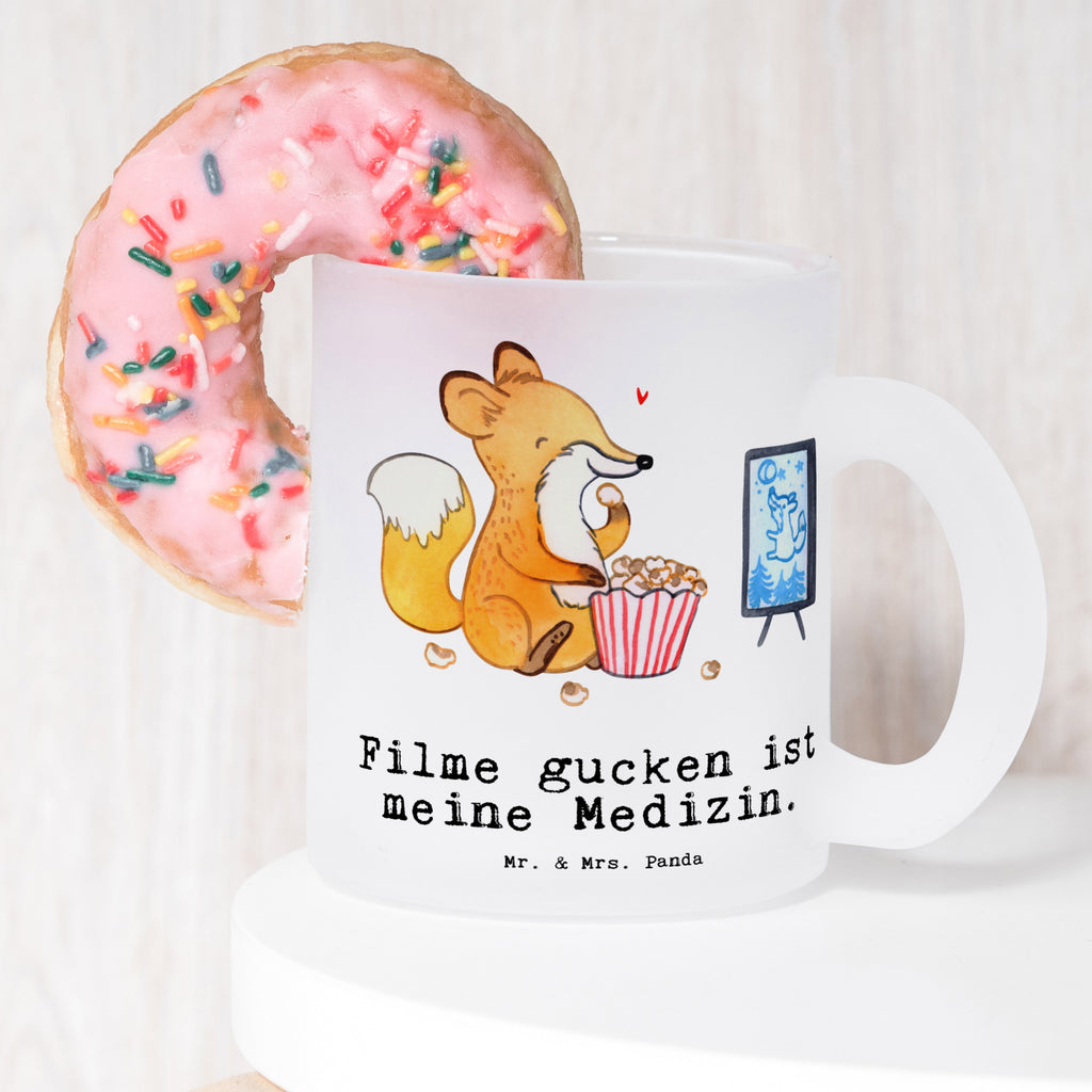 Teetasse Fuchs Filme gucken Medizin Teetasse, Teeglas, Teebecher, Tasse mit Henkel, Tasse, Glas Teetasse, Teetasse aus Glas, Geschenk, Sport, Sportart, Hobby, Schenken, Danke, Dankeschön, Auszeichnung, Gewinn, Sportler, Filmabend, Filme gucken, TV, Fernsehen, Kino