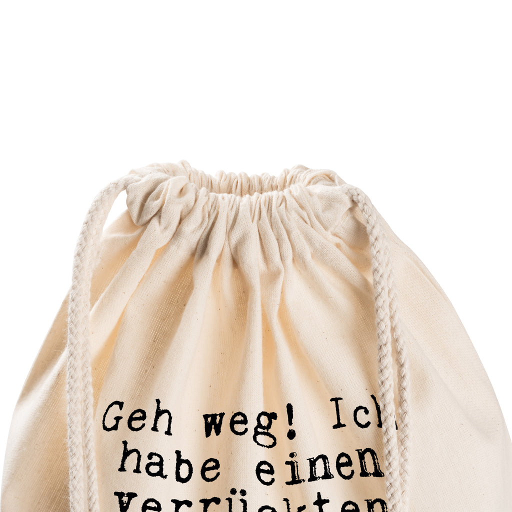 Sportbeutel Geh weg! Ich habe... Sportbeutel, Turnbeutel, Beutel, Sporttasche, Tasche, Stoffbeutel, Sportbeutel Kinder, Gymsack, Beutel Rucksack, Kleine Sporttasche, Sportzubehör, Turnbeutel Baumwolle, Spruch, Sprüche, lustige Sprüche, Weisheiten, Zitate, Spruch Geschenke, Spruch Sprüche Weisheiten Zitate Lustig Weisheit Worte