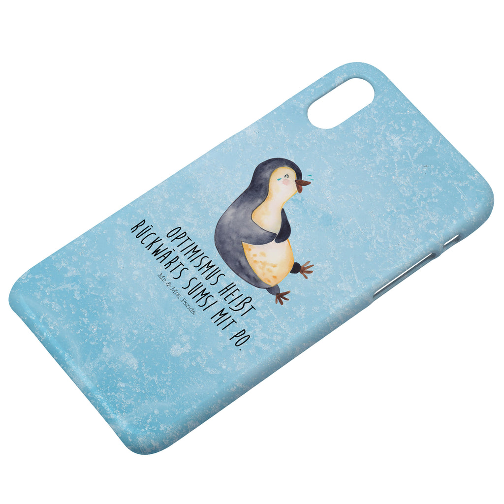 Handyhülle Pinguin Lachen Handyhülle, Handycover, Cover, Handy, Hülle, Iphone 10, Iphone X, Pinguin, Pinguine, lustiger Spruch, Optimismus, Fröhlich, Lachen, Humor, Fröhlichkeit