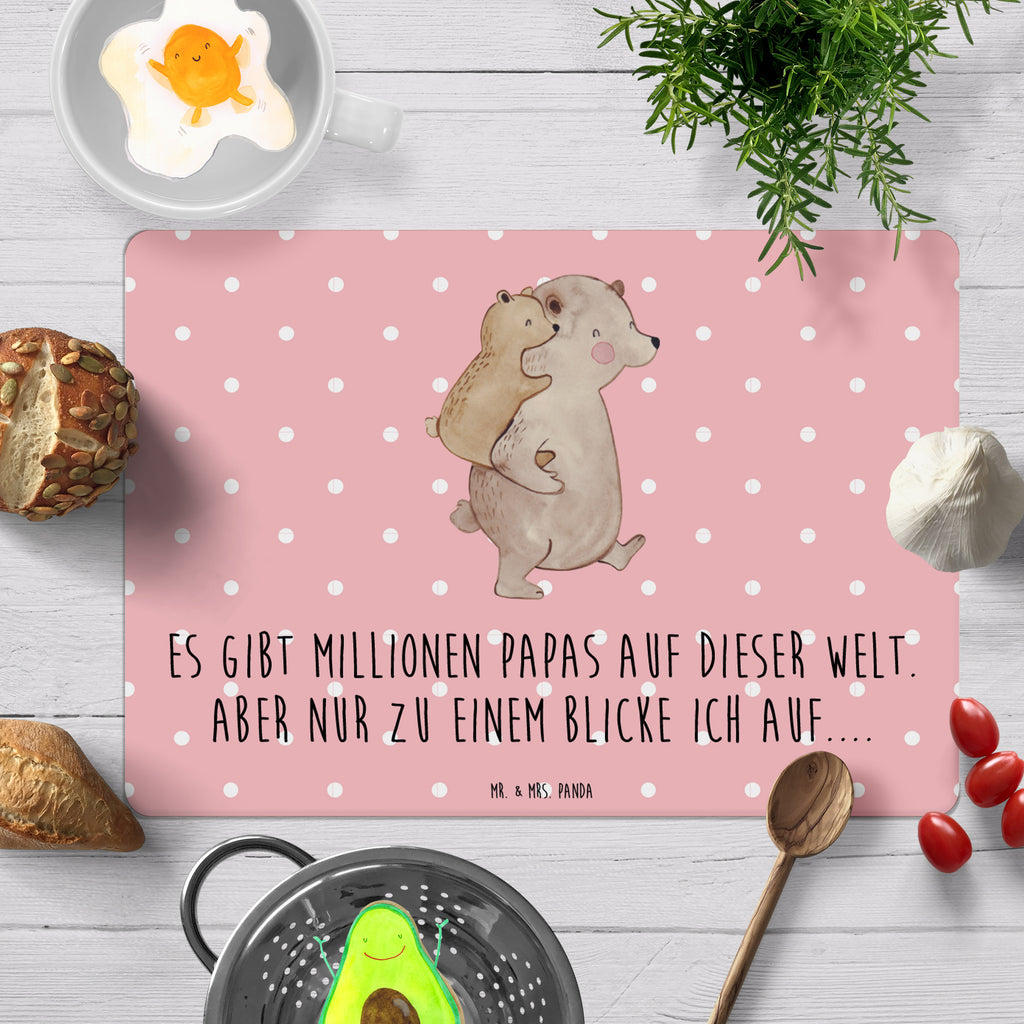 Tischset Papa Bär Tischset, Tischuntersetzer, Platzset, Familie, Vatertag, Muttertag, Bruder, Schwester, Mama, Papa, Oma, Opa, Geschenk, Vater, Papi, Vati, Onkel, Geburtstag