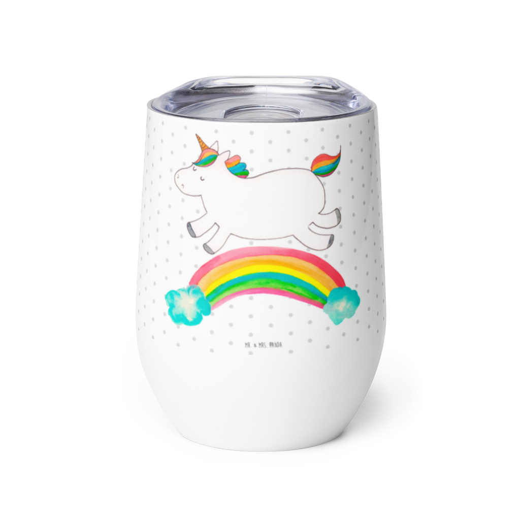 Weinbecher Einhorn Regenbogen Weinbecher, Glühwein Becher, Heißgetränke, Trinkbecher, Weinkelch, Weingläser, hochwertiger Weinbecher, Weinbecher Reisen, Weinbecher unterwegs, Thermobecher, Glühweinbecher, Einhorn, Einhörner, Einhorn Deko, Pegasus, Unicorn, Regenbogen, Glitzer, Einhornpower, Erwachsenwerden, Einhornautobahn