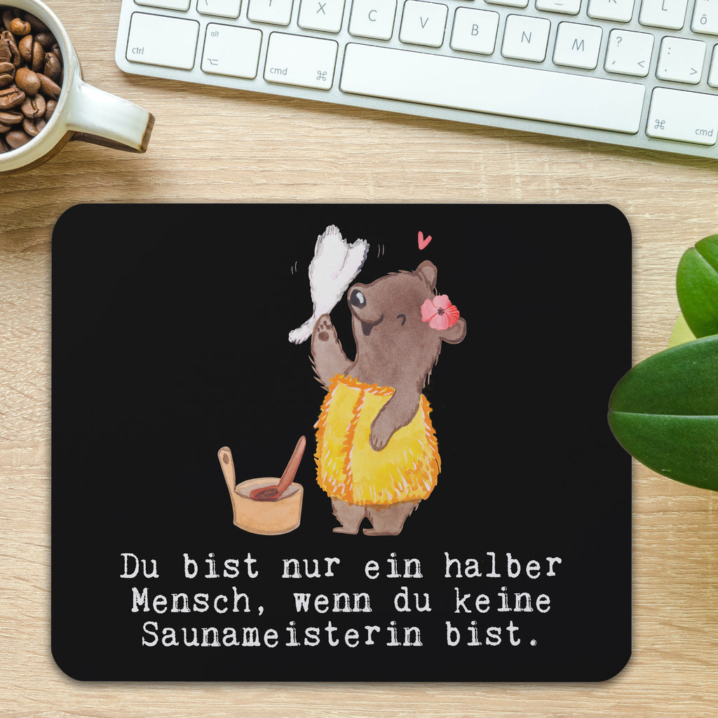 Mauspad Saunameisterin mit Herz Mousepad, Computer zubehör, Büroausstattung, PC Zubehör, Arbeitszimmer, Mauspad, Einzigartiges Mauspad, Designer Mauspad, Mausunterlage, Mauspad Büro, Beruf, Ausbildung, Jubiläum, Abschied, Rente, Kollege, Kollegin, Geschenk, Schenken, Arbeitskollege, Mitarbeiter, Firma, Danke, Dankeschön