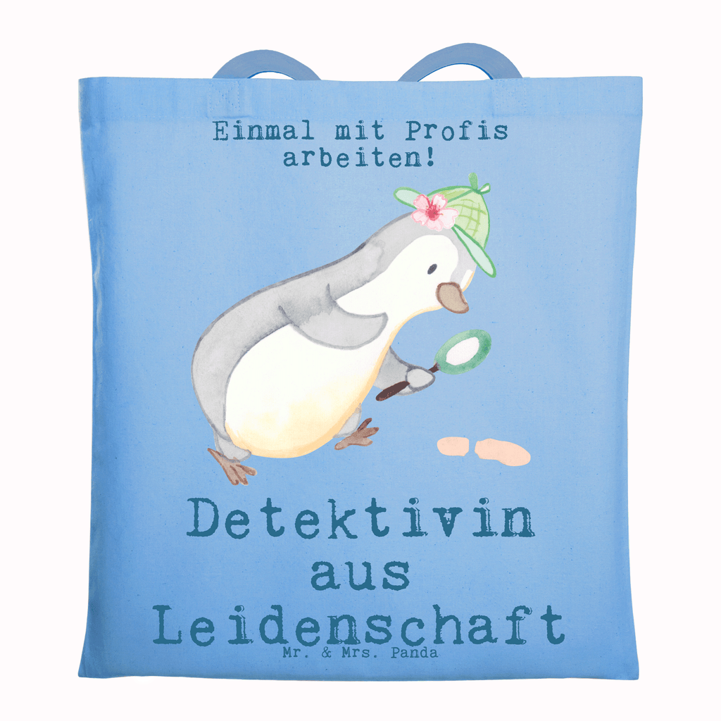 Tragetasche Detektivin aus Leidenschaft Beuteltasche, Beutel, Einkaufstasche, Jutebeutel, Stoffbeutel, Tasche, Shopper, Umhängetasche, Strandtasche, Schultertasche, Stofftasche, Tragetasche, Badetasche, Jutetasche, Einkaufstüte, Laptoptasche, Beruf, Ausbildung, Jubiläum, Abschied, Rente, Kollege, Kollegin, Geschenk, Schenken, Arbeitskollege, Mitarbeiter, Firma, Danke, Dankeschön, Detektivin, Ermittlerin, Agentin, Privatdetektei, Berufsdetektivin, Wirtschaftsdetektei, Detektivausbildung, Spurensuche