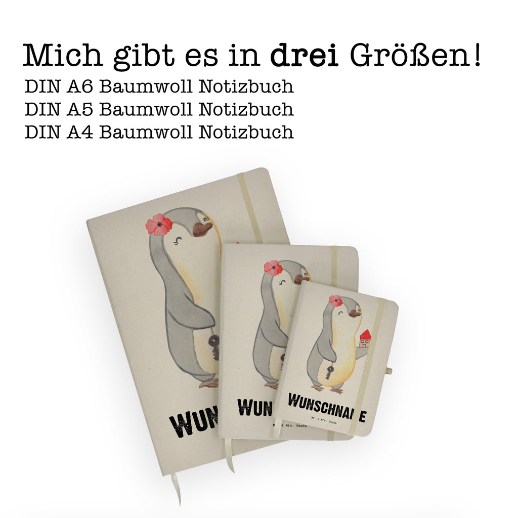 DIN A4 Personalisiertes Notizbuch Immobilienmaklerin mit Herz Personalisiertes Notizbuch, Notizbuch mit Namen, Notizbuch bedrucken, Personalisierung, Namensbuch, Namen, Beruf, Ausbildung, Jubiläum, Abschied, Rente, Kollege, Kollegin, Geschenk, Schenken, Arbeitskollege, Mitarbeiter, Firma, Danke, Dankeschön, Immobilienmaklerin, Immobilienhändlerin, Immobilienkauffrau, Immobilienbüro