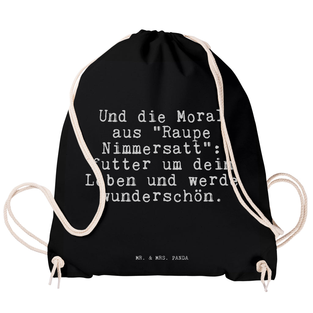 Sportbeutel Und die Moral aus... Sportbeutel, Turnbeutel, Beutel, Sporttasche, Tasche, Stoffbeutel, Sportbeutel Kinder, Gymsack, Beutel Rucksack, Kleine Sporttasche, Sportzubehör, Turnbeutel Baumwolle, Spruch, Sprüche, lustige Sprüche, Weisheiten, Zitate, Spruch Geschenke, Spruch Sprüche Weisheiten Zitate Lustig Weisheit Worte