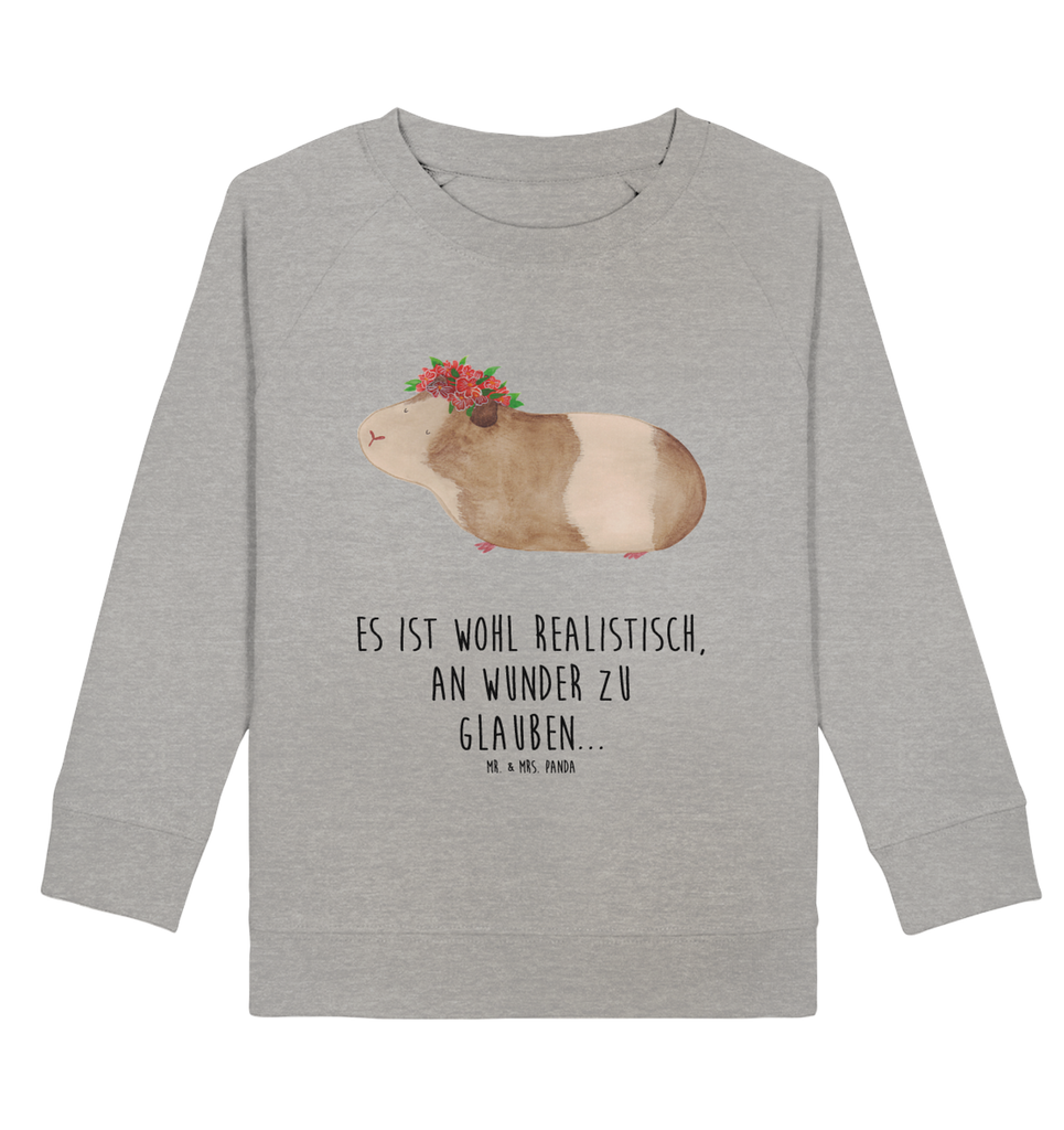 Organic Kinder Pullover Meerschweinchen weise Kinder Pullover, Kinder Sweatshirt, Jungen, Mädchen, Tiermotive, Gute Laune, lustige Sprüche, Tiere, Meerschweinchen, Meerie, Meeries, Wunder, Blumenkind, Realität, Spruch, Weisheit, Motivation, Wunderland