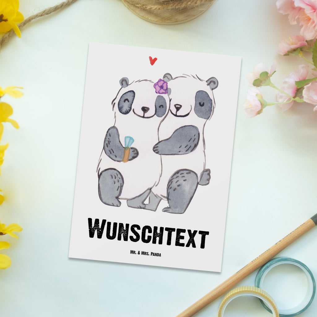 Personalisierte Postkarte Panda Beste Ehefrau der Welt Postkarte mit Namen, Postkarte bedrucken, Postkarte mit Wunschtext, Postkarte personalisierbar, Geschenkkarte mit Namen, Grußkarte mit Namen, Karte mit Namen, Einladung mit Namen, Ansichtskarte mit Namen, Geschenkkarte mit Wunschtext, Grußkarte mit Wunschtext, Karte mit Wunschtext, Einladung mit Wunschtext, Ansichtskarte mit Wunschtext, für, Dankeschön, Geschenk, Schenken, Geburtstag, Geburtstagsgeschenk, Geschenkidee, Danke, Bedanken, Mitbringsel, Freude machen, Geschenktipp, Ehefrau, Beste, Frau, Partnerin, Freundin, Traumfrau, Hochzeit, Liebling, Ehepartner, Ehe, Gattin, Lebensgefährtin, Braut, Kleinigkeit