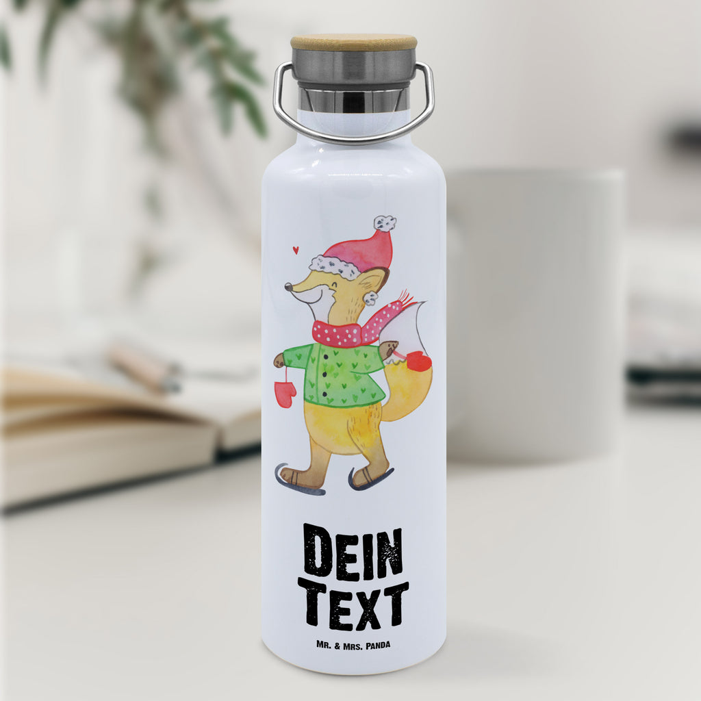 Personalisierte Trinkflasche Fuchs  Schlittschuhe Personalisierte Trinkflasche, Trinkflasche mit Namen, Trinkflasche bedrucken, Flasche personalisiert, Trinkflasch mit Aufdruck, Trinkflasche Werbegeschenk, Namensaufdruck Trinkflasche, Sportflasche personalisiert, Trinkflasche Sport, Winter, Weihnachten, Weihnachtsdeko, Nikolaus, Advent, Heiligabend, Wintermotiv, Weihnachtsmann, Weihnachtstage, Weihnachtsbaum, Tannenbaum, Weihnachtszeit