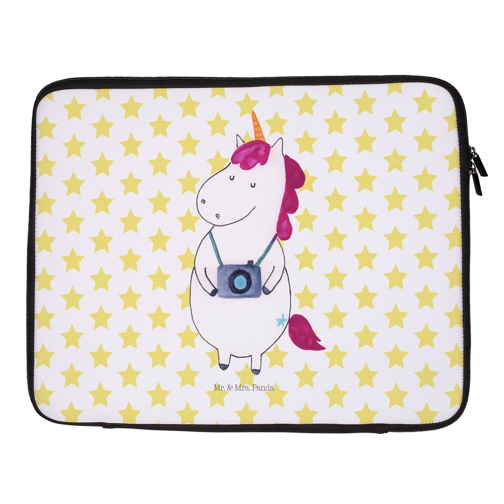 Notebook Tasche Einhorn Fotograf Notebook Tasche, Laptop, Computertasche, Tasche, Notebook-Tasche, Notebook-Reisehülle, Notebook Schutz, Einhorn, Einhörner, Einhorn Deko, Pegasus, Unicorn, Fotograf, Fotografie, Kamera, Reisen, Weltreise, Weltenbummler, Urlaub, Tourist, Kurztrip, Reise, Städtereise