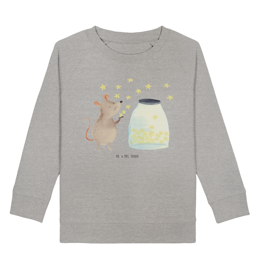 Organic Kinder Pullover Maus Sterne Kinder Pullover, Kinder Sweatshirt, Jungen, Mädchen, Tiermotive, Gute Laune, lustige Sprüche, Tiere, Maus, Sterne, Wunsch, Kind, Taufe, Taufgeschenk, Geburt, Schwangerschaft, erstes Kind, Kindergeburtstag, Geburtstag, Hoffnung, Träume