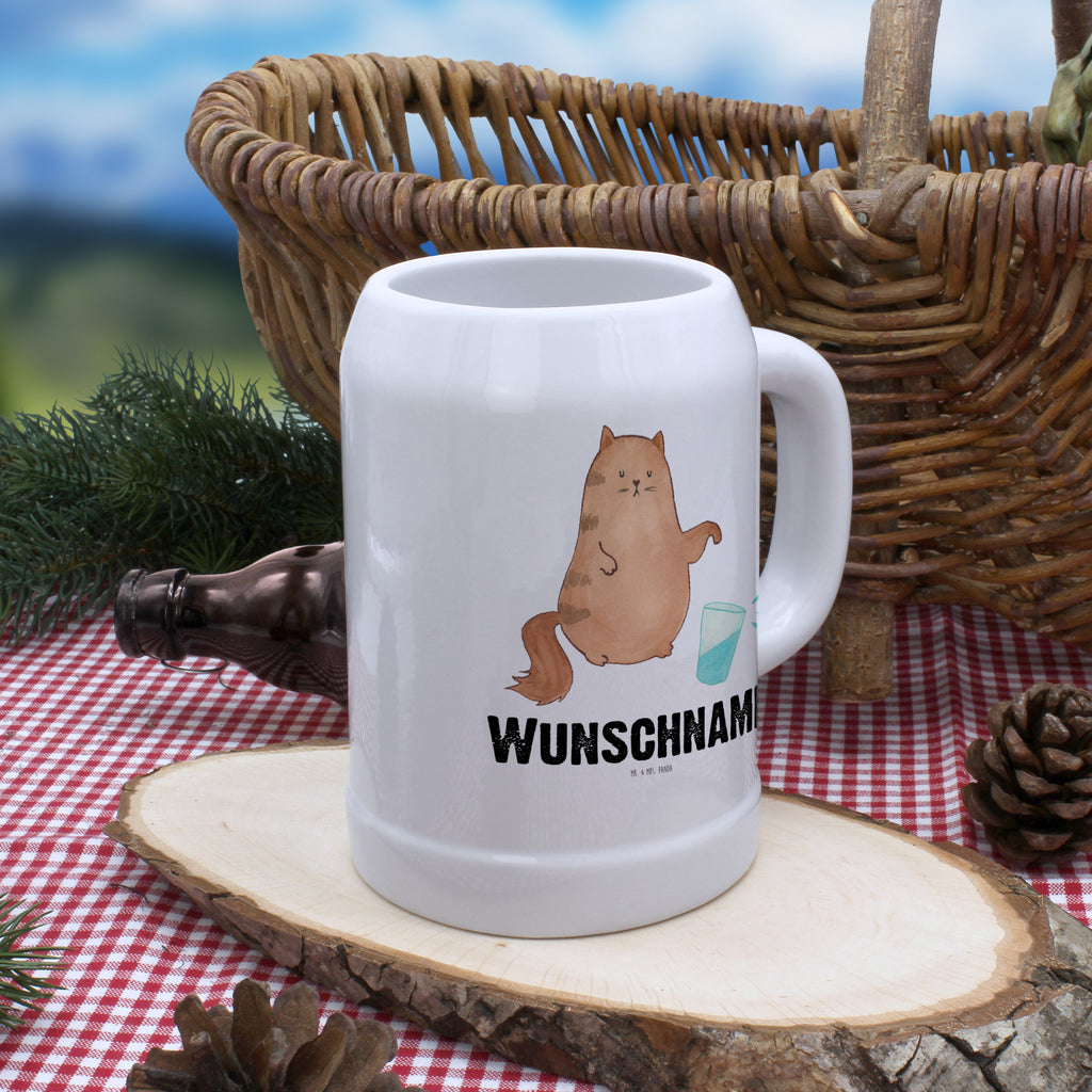 Personalisierter Bierkrug Katze Wasserglas Bierkrug mit Namen, Bierkrug personalisieren, Bierglas mit Namen, Personalisierung, Bedrucken, Katze, Katzenmotiv, Katzenfan, Katzendeko, Katzenfreund, Katzenliebhaber, Katzenprodukte, Katzenartikel, Katzenaccessoires, Katzensouvenirs, Katzenliebhaberprodukte, Katzenmotive, Katzen, Kater, Mietze, Cat, Cats, Katzenhalter, Katzenbesitzerin, Haustier, Wasser, Glas