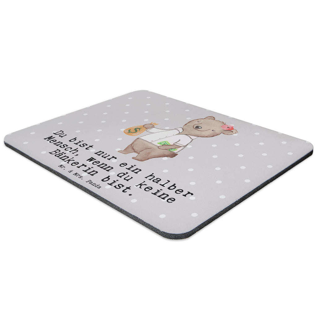 Mauspad Bänkerin mit Herz Mousepad, Computer zubehör, Büroausstattung, PC Zubehör, Arbeitszimmer, Mauspad, Einzigartiges Mauspad, Designer Mauspad, Mausunterlage, Mauspad Büro, Beruf, Ausbildung, Jubiläum, Abschied, Rente, Kollege, Kollegin, Geschenk, Schenken, Arbeitskollege, Mitarbeiter, Firma, Danke, Dankeschön, Bänkerin, Bankfachfrau, Bankangestellte, Bankberaterin