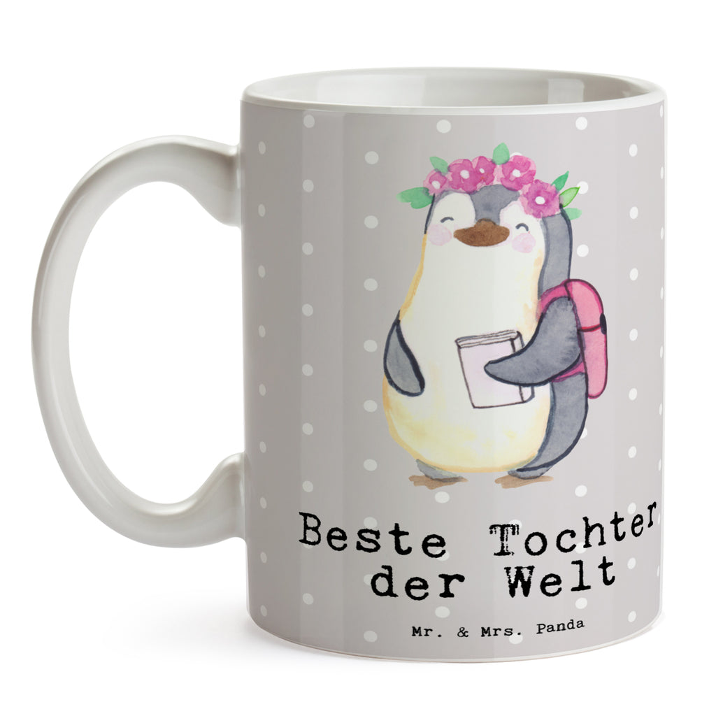 Tasse Pinguin Beste Tochter der Welt Tasse, Kaffeetasse, Teetasse, Becher, Kaffeebecher, Teebecher, Keramiktasse, Porzellantasse, Büro Tasse, Geschenk Tasse, Tasse Sprüche, Tasse Motive, Kaffeetassen, Tasse bedrucken, Designer Tasse, Cappuccino Tassen, Schöne Teetassen, für, Dankeschön, Geschenk, Schenken, Geburtstag, Geburtstagsgeschenk, Geschenkidee, Danke, Bedanken, Mitbringsel, Freude machen, Geschenktipp, Tochter, Töchter, Töchterchen, Geburt, Kleine, Mutter, Vater, Kind, Kinder, Familie, Belohnung