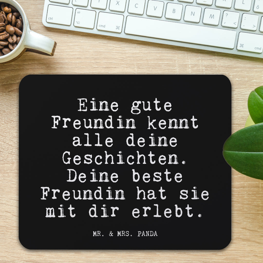 Mauspad Fun Talk Eine gute Freundin kennt alle deine Geschichten. Deine beste Freundin hat sie mit dir erlebt. Mousepad, Computer zubehör, Büroausstattung, PC Zubehör, Arbeitszimmer, Mauspad, Einzigartiges Mauspad, Designer Mauspad, Mausunterlage, Mauspad Büro, Spruch, Sprüche, lustige Sprüche, Weisheiten, Zitate, Spruch Geschenke, Glizer Spruch Sprüche Weisheiten Zitate Lustig Weisheit Worte