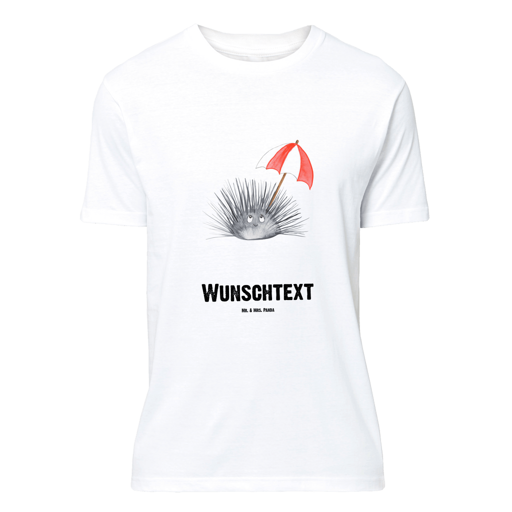 Personalisiertes T-Shirt Seeigel T-Shirt Personalisiert, T-Shirt mit Namen, T-Shirt mit Aufruck, Männer, Frauen, Wunschtext, Bedrucken, Meerestiere, Meer, Urlaub, Seeigel, Achtsamkeit, Selbstakzeptanz, Selbstliebe, Hier und Jetzt, Leben, Lebe