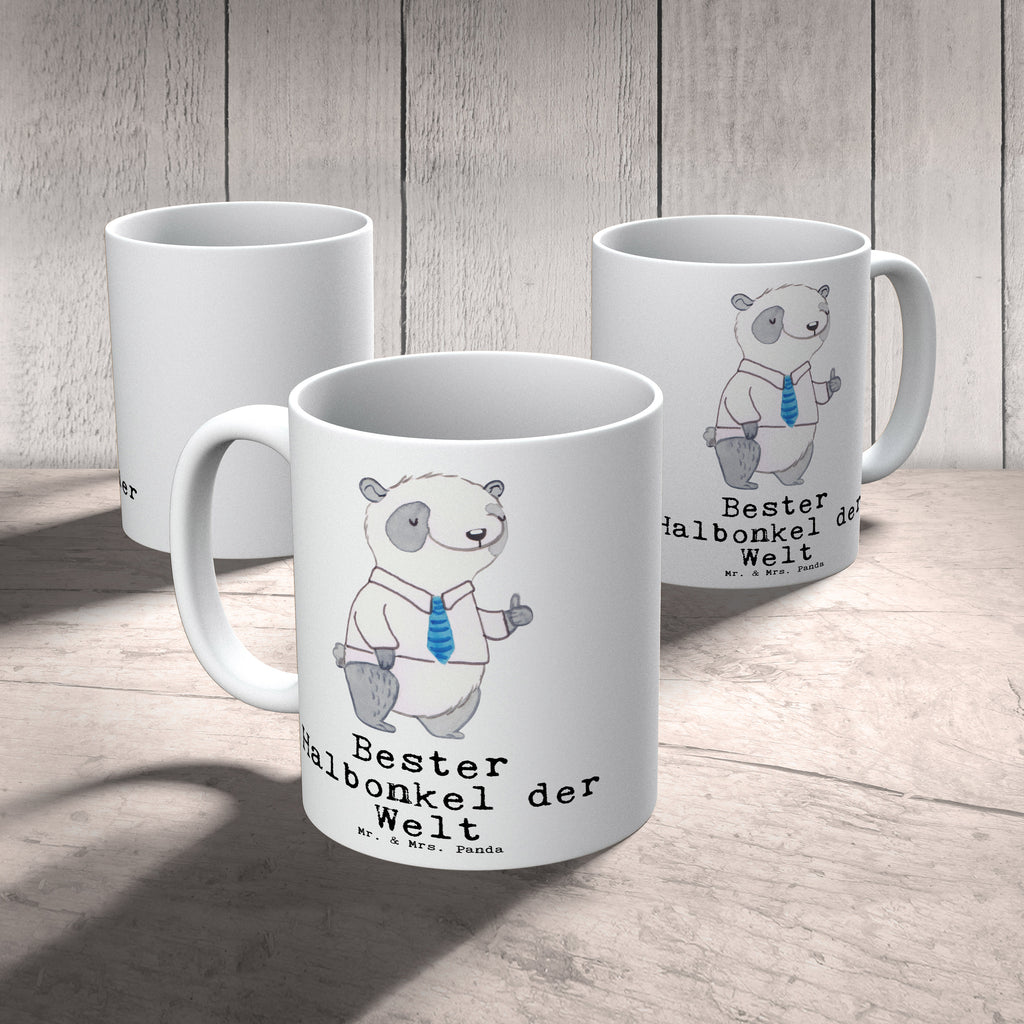 Tasse Panda Bester Halbonkel der Welt Tasse, Kaffeetasse, Teetasse, Becher, Kaffeebecher, Teebecher, Keramiktasse, Porzellantasse, Büro Tasse, Geschenk Tasse, Tasse Sprüche, Tasse Motive, Kaffeetassen, Tasse bedrucken, Designer Tasse, Cappuccino Tassen, Schöne Teetassen, für, Dankeschön, Geschenk, Schenken, Geburtstag, Geburtstagsgeschenk, Geschenkidee, Danke, Bedanken, Mitbringsel, Freude machen, Geschenktipp, Onkel, bester Onkel, Halbonkel, Stiefonkel, Stief, Stiefgeschwister, Familie, Kleinigkeit