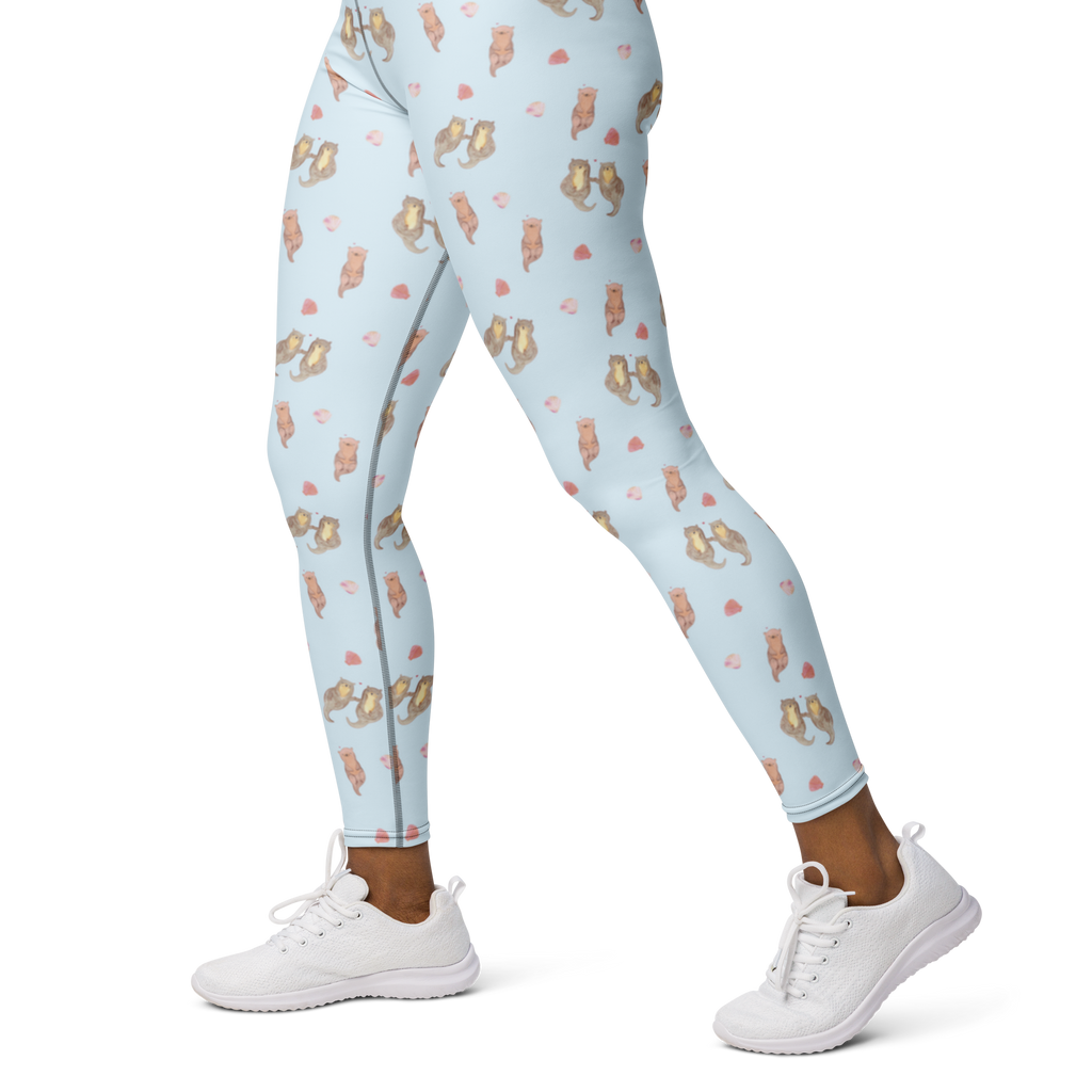 Yogahose Otter Hände halten Muster Yogapants, Yogaleggings, Yogaleggins, Yogahose Damen, Yogahose, Frauen, Yogahose Mädchen, Yogahose Kinder, Yogahose Herren, Yogahose Männer, Otter, Fischotter, Seeotter, Otter Seeotter See Otter