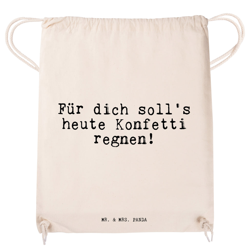 Sportbeutel Für dich soll's heute... Sportbeutel, Turnbeutel, Beutel, Sporttasche, Tasche, Stoffbeutel, Sportbeutel Kinder, Gymsack, Beutel Rucksack, Kleine Sporttasche, Sportzubehör, Turnbeutel Baumwolle, Spruch, Sprüche, lustige Sprüche, Weisheiten, Zitate, Spruch Geschenke, Spruch Sprüche Weisheiten Zitate Lustig Weisheit Worte