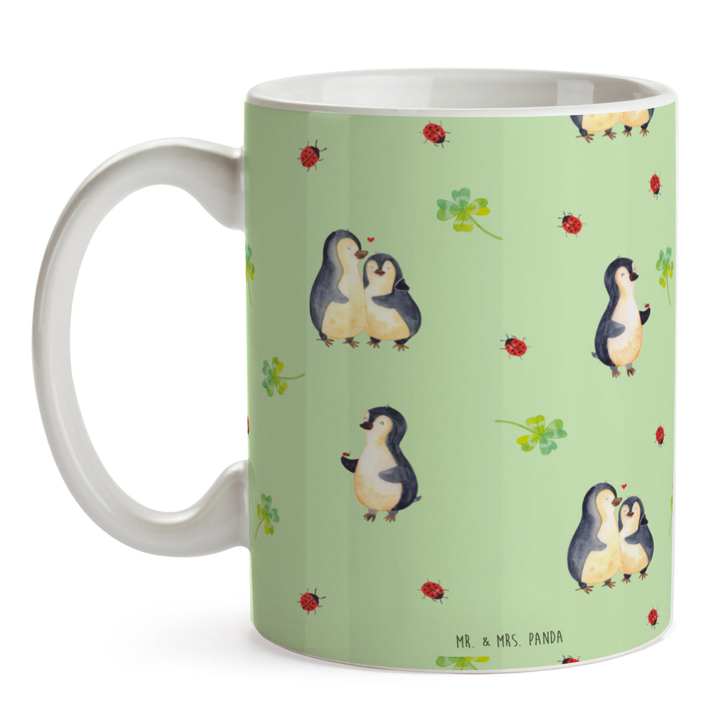 Tasse Pinguin Marienkäfer Muster Tasse, Kaffeetasse, Teetasse, Becher, Kaffeebecher, Teebecher, Keramiktasse, Porzellantasse, Büro Tasse, Geschenk Tasse, Tasse Sprüche, Tasse Motive, Kaffeetassen, Tasse bedrucken, Designer Tasse, Cappuccino Tassen, Schöne Teetassen, Pinguin, Pinguine, Marienkäfer, Liebe, Wunder, Glück, Freude, Lebensfreude