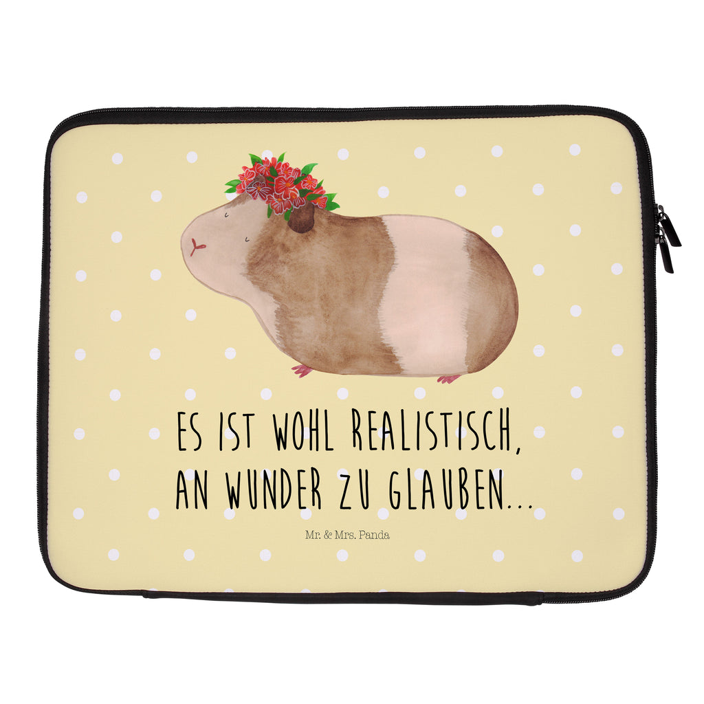 Notebook Tasche Meerschweinchen weise Notebook Tasche, Laptop, Computertasche, Tasche, Notebook-Tasche, Notebook-Reisehülle, Notebook Schutz, Tiermotive, Gute Laune, lustige Sprüche, Tiere, Meerschweinchen, Meerie, Meeries, Wunder, Blumenkind, Realität, Spruch, Weisheit, Motivation, Wunderland