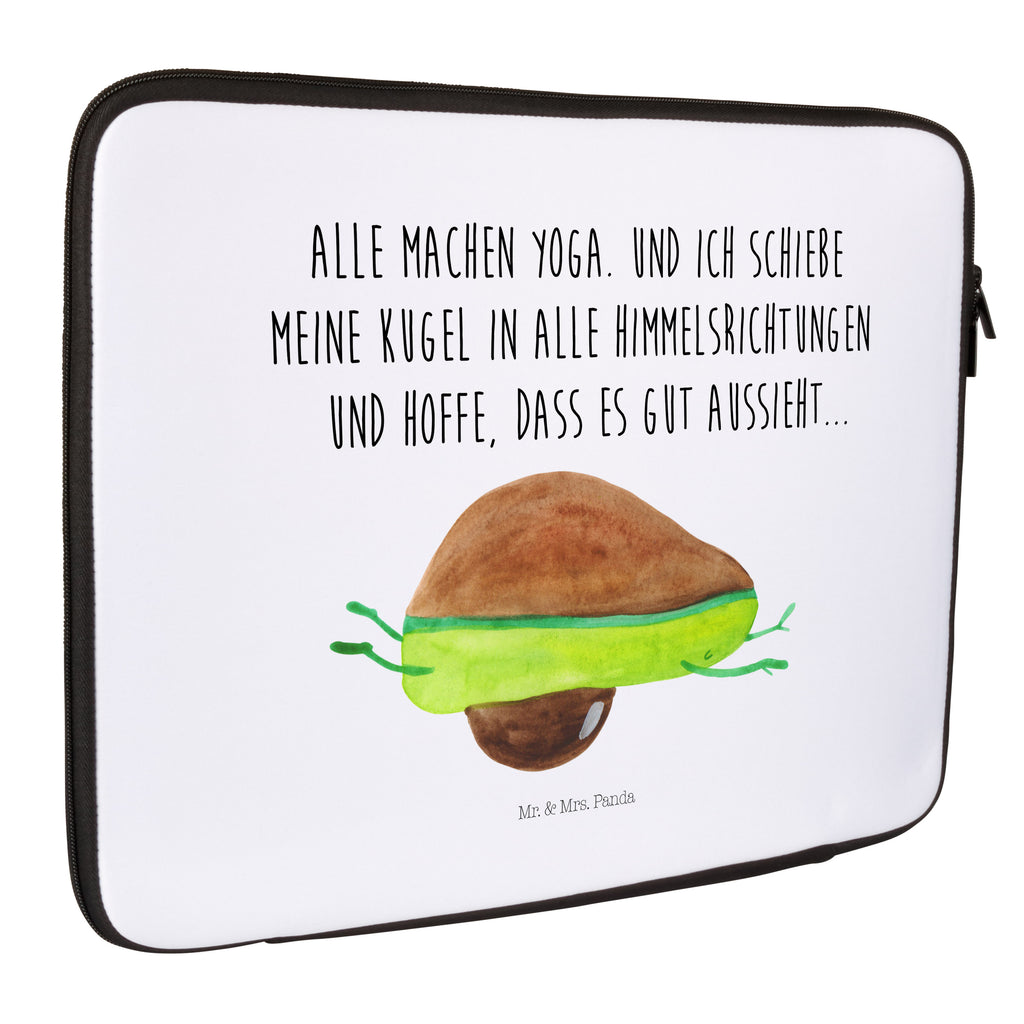 Notebook Tasche Avocado Yoga Notebook Tasche, Laptop, Computertasche, Tasche, Notebook-Tasche, Notebook-Reisehülle, Notebook Schutz, Avocado, Veggie, Vegan, Gesund, Avocado Yoga Vegan