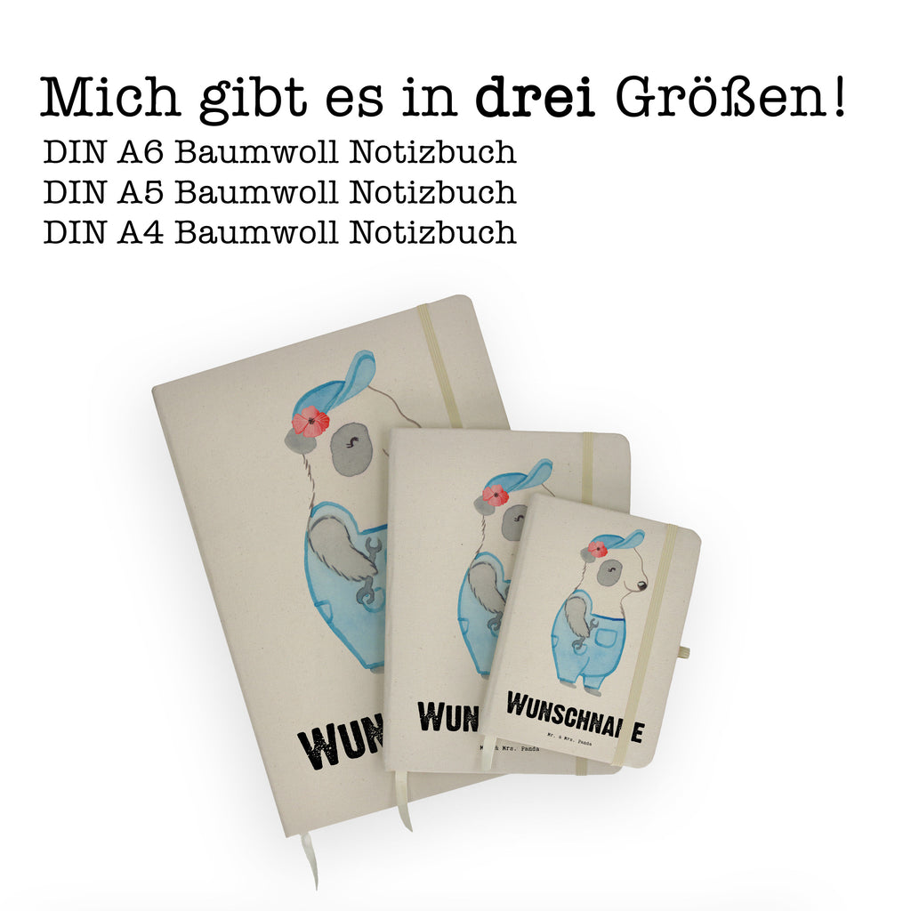 DIN A4 Personalisiertes Notizbuch Mechatronikerin für Kältetechnik mit Herz Personalisiertes Notizbuch, Notizbuch mit Namen, Notizbuch bedrucken, Personalisierung, Namensbuch, Namen, Beruf, Ausbildung, Jubiläum, Abschied, Rente, Kollege, Kollegin, Geschenk, Schenken, Arbeitskollege, Mitarbeiter, Firma, Danke, Dankeschön, Mechatronikerin für Kältetechnik, Gesellenprüfung